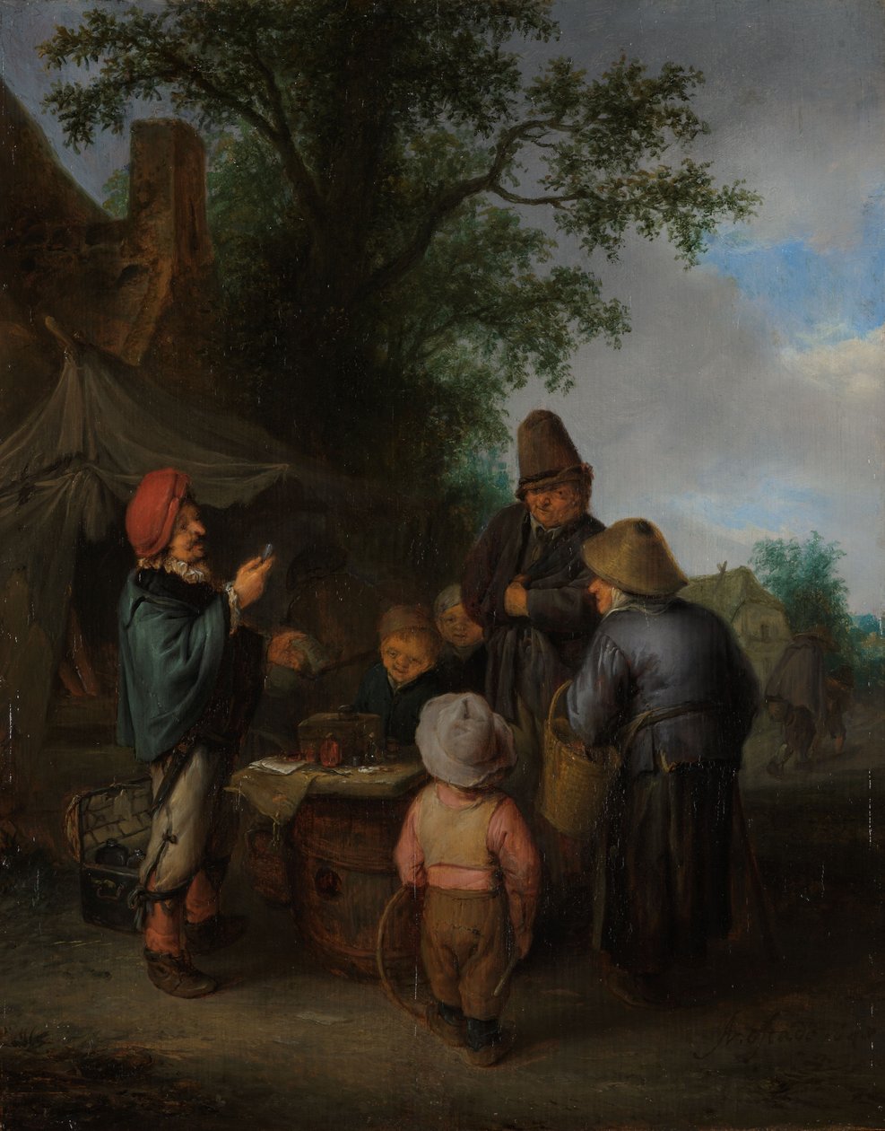 Der Quacksalber von Adriaen Jansz. van Ostade