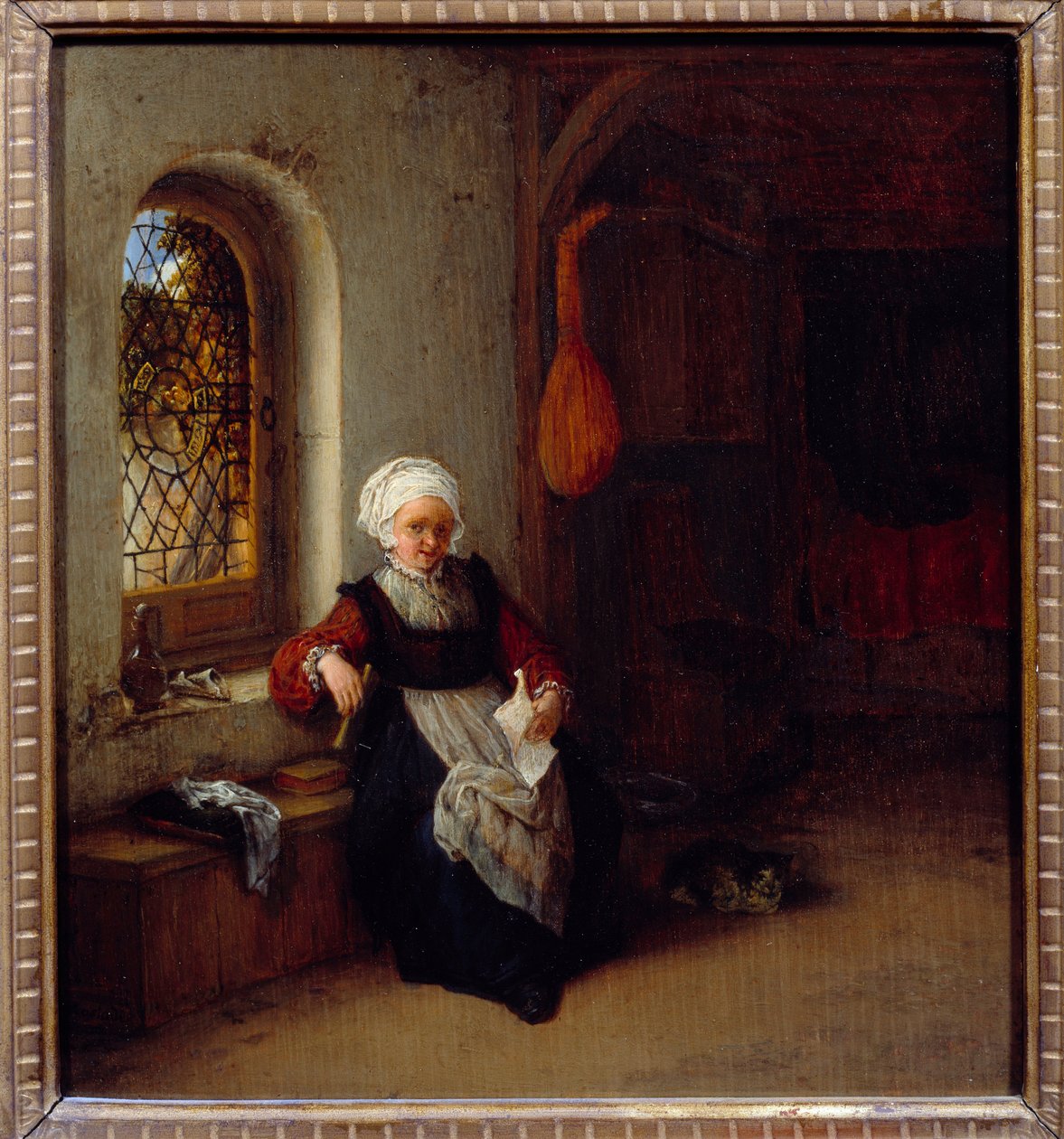Die Frau mit dem Brief von Adriaen Jansz. van Ostade