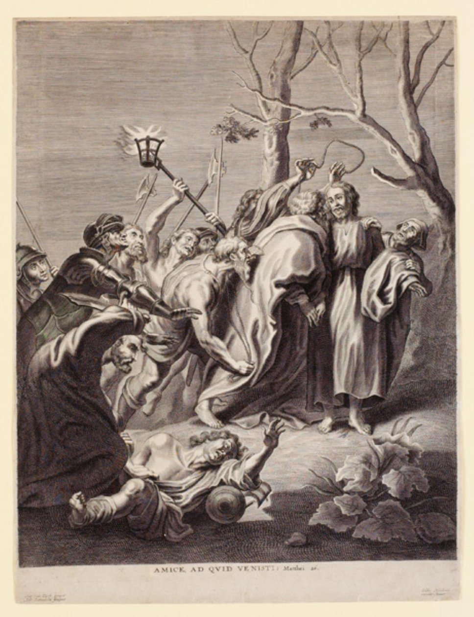 Bild aus dem Leben Jesu. Amice, as quid venesti von Adriaen Lommelin