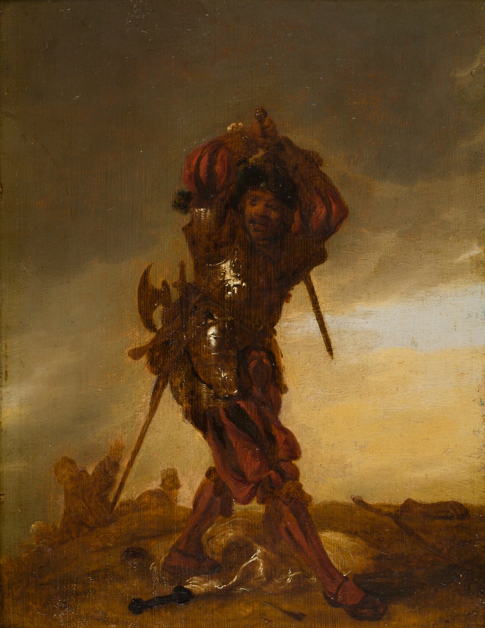 Ein Schweizer Soldat: Ein Söldner von Adriaen Pietersz. van de Venne