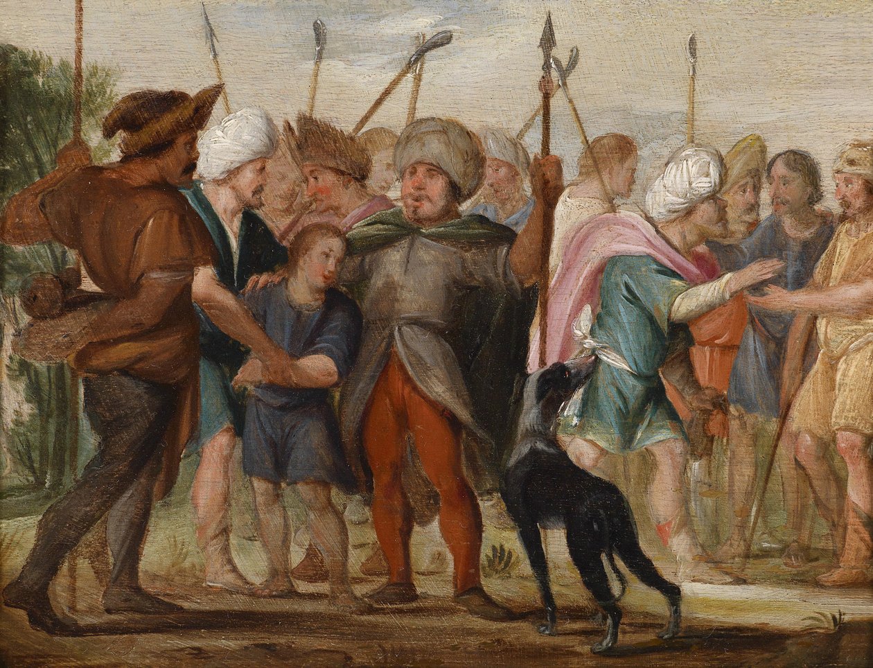 Joseph wird von seinen Brüdern verkauft von Adriaen van Nieulandt the younger
