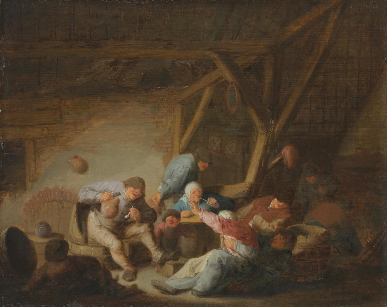 Bauernstube von Adriaen van Ostade