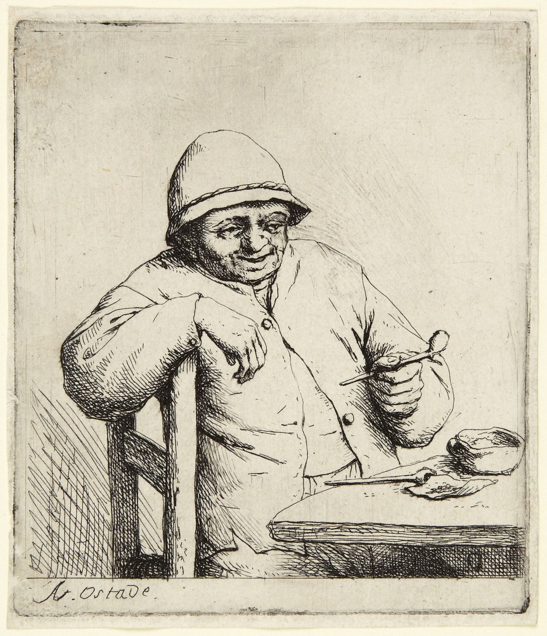 Der Raucher von Adriaen van Ostade