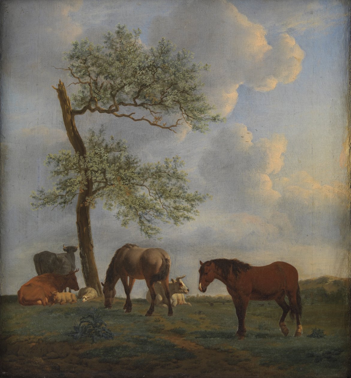 Weide mit Pferden und Rindern von Adriaen van de Velde