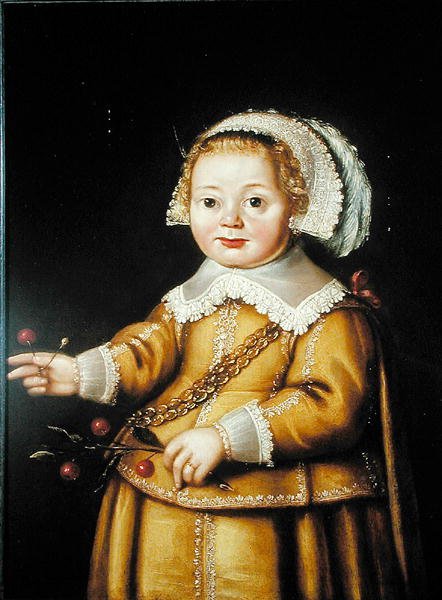 Porträt von Anne Gibson als Kind von Adriaen van der Linde