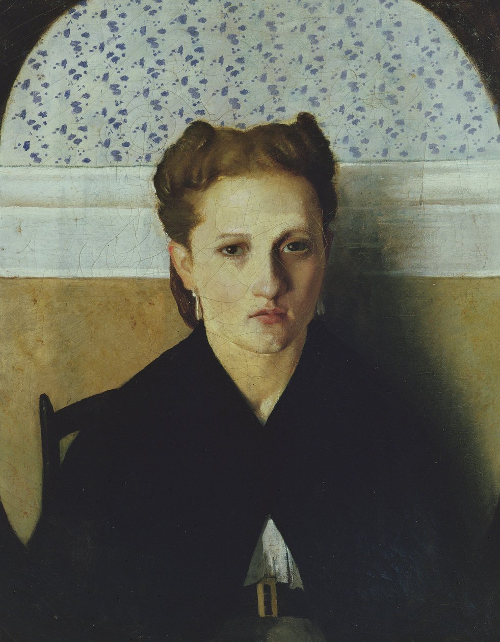 Porträt der Frau des Künstlers von Adriano Cecioni