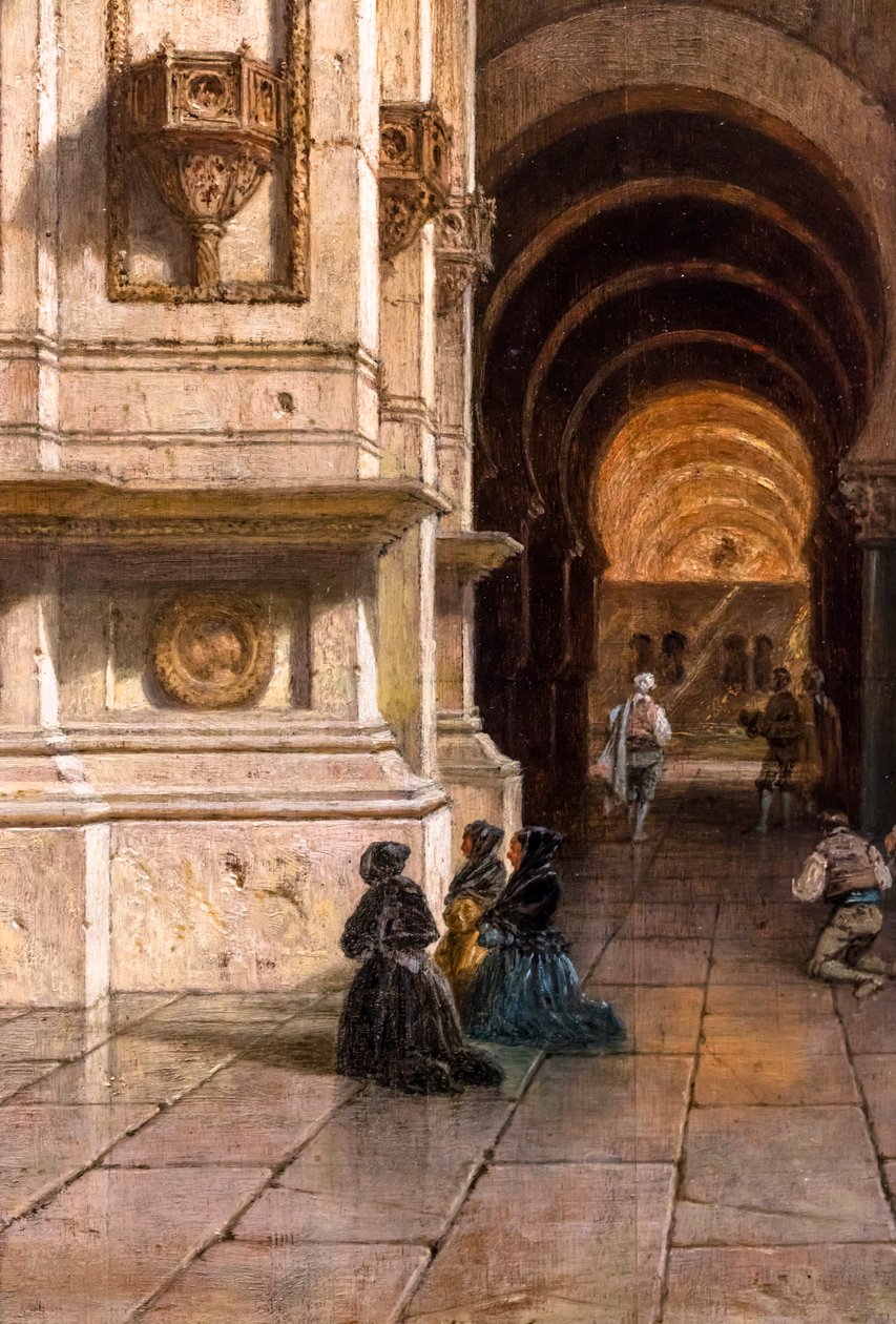 Innenraum der Moschee von Córdoba von Adrien Dauzats
