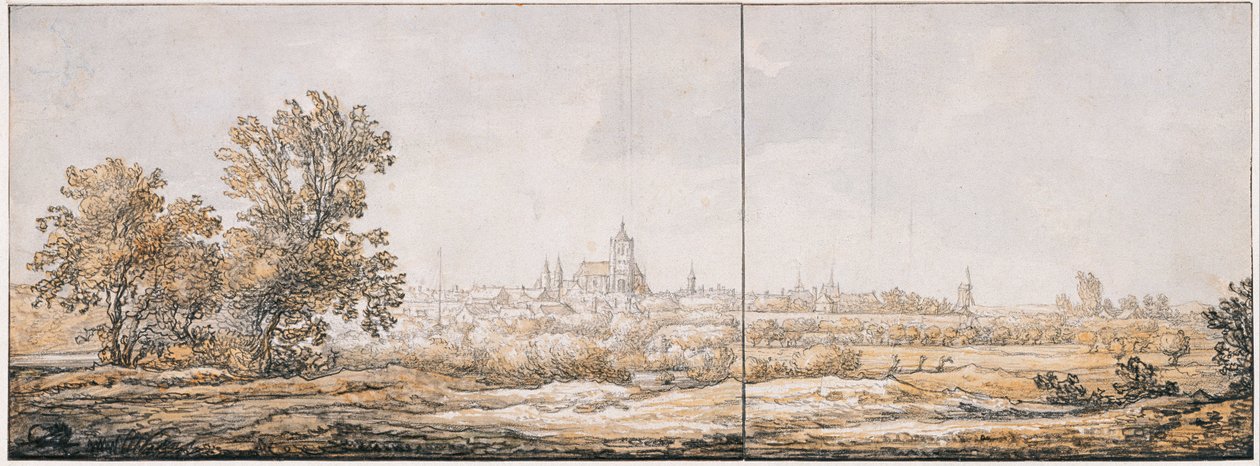 Blick auf Arnheim von Süden von Aelbert Cuyp