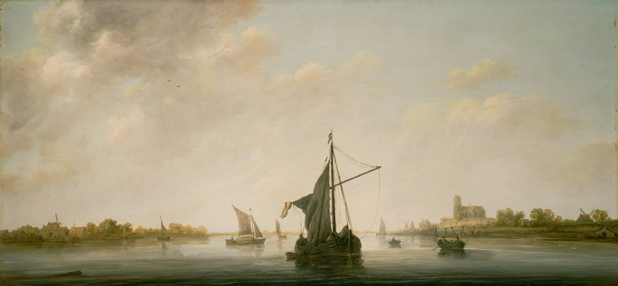 Blick auf die Maas bei Dordrecht von Aelbert Cuyp