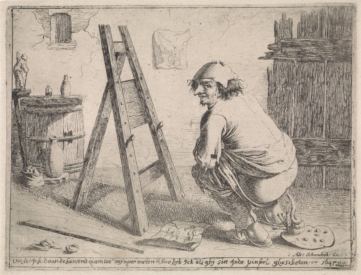 Der scheißende Künstler von Aert van Waes