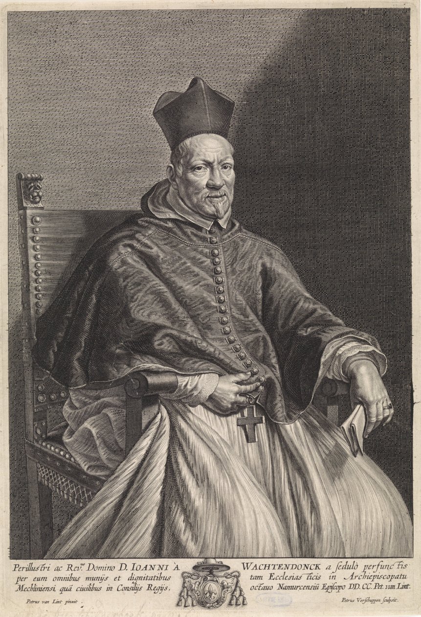 Porträt von Bischof Johannes Wachtendonck von Pieter van Lint