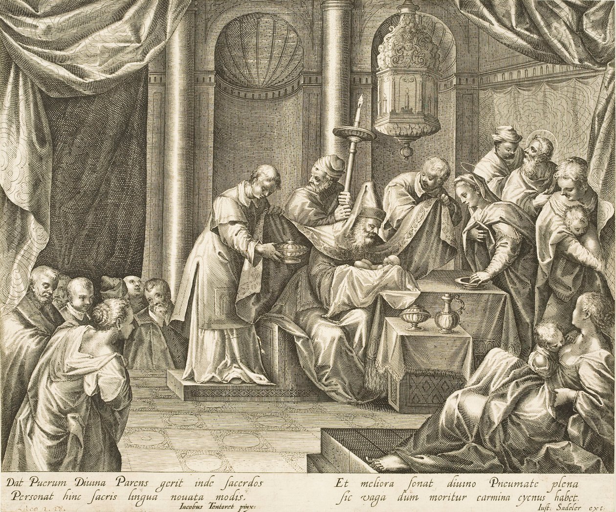 Die Beschneidung Christi von after Jacopo Tintoretto