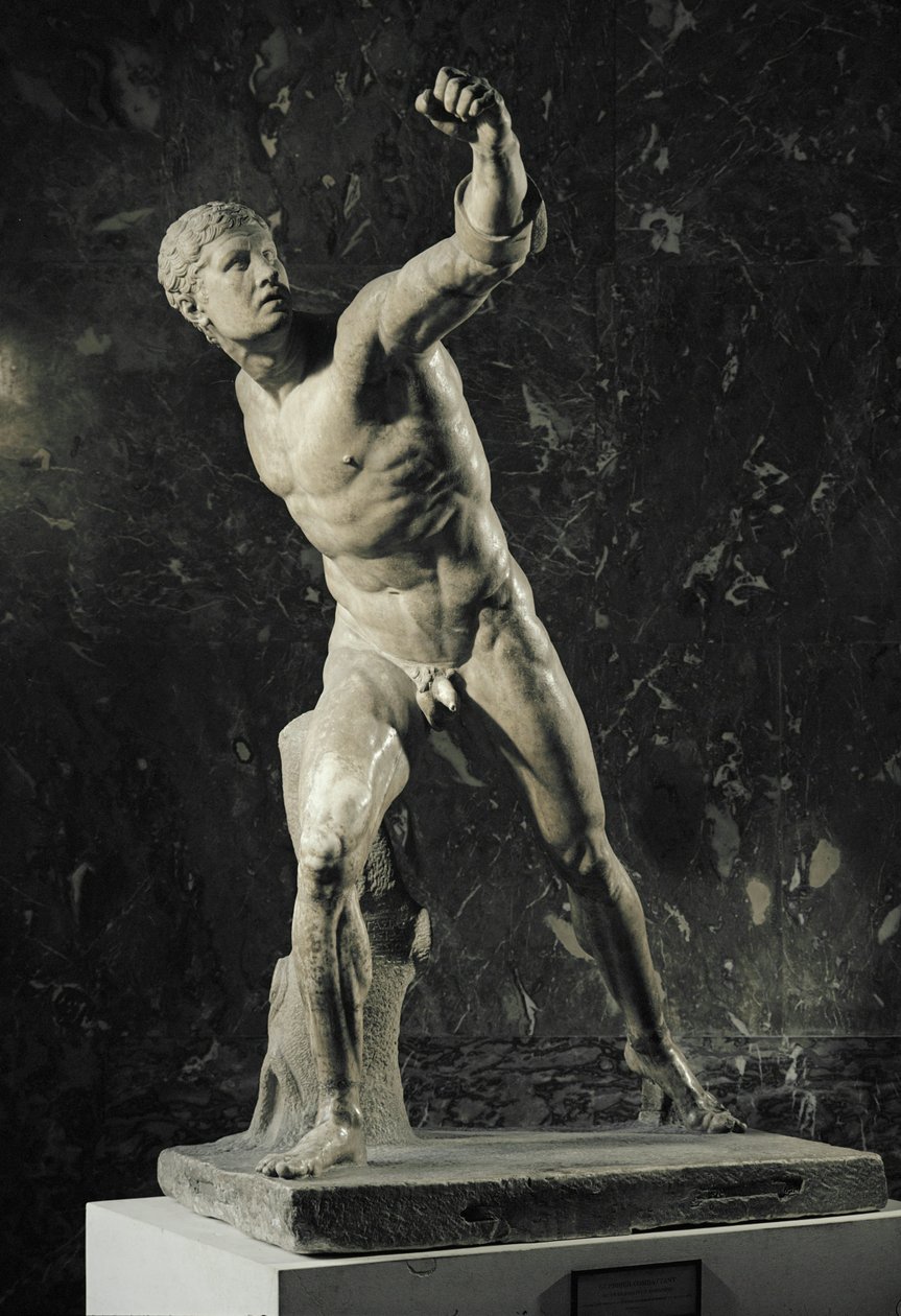 Der Borghese-Gladiator, gefunden in Anzio, Italien von Agasias Agasias