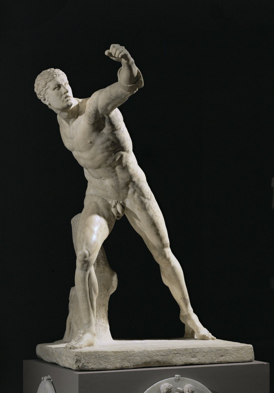 Der Borghese-Gladiator, gefunden in Anzio, Italien von Agasias Agasias