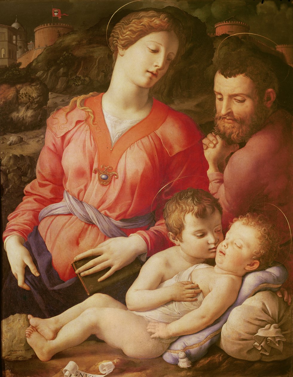 Die Panciatichi Heilige Familie von Agnolo Bronzino