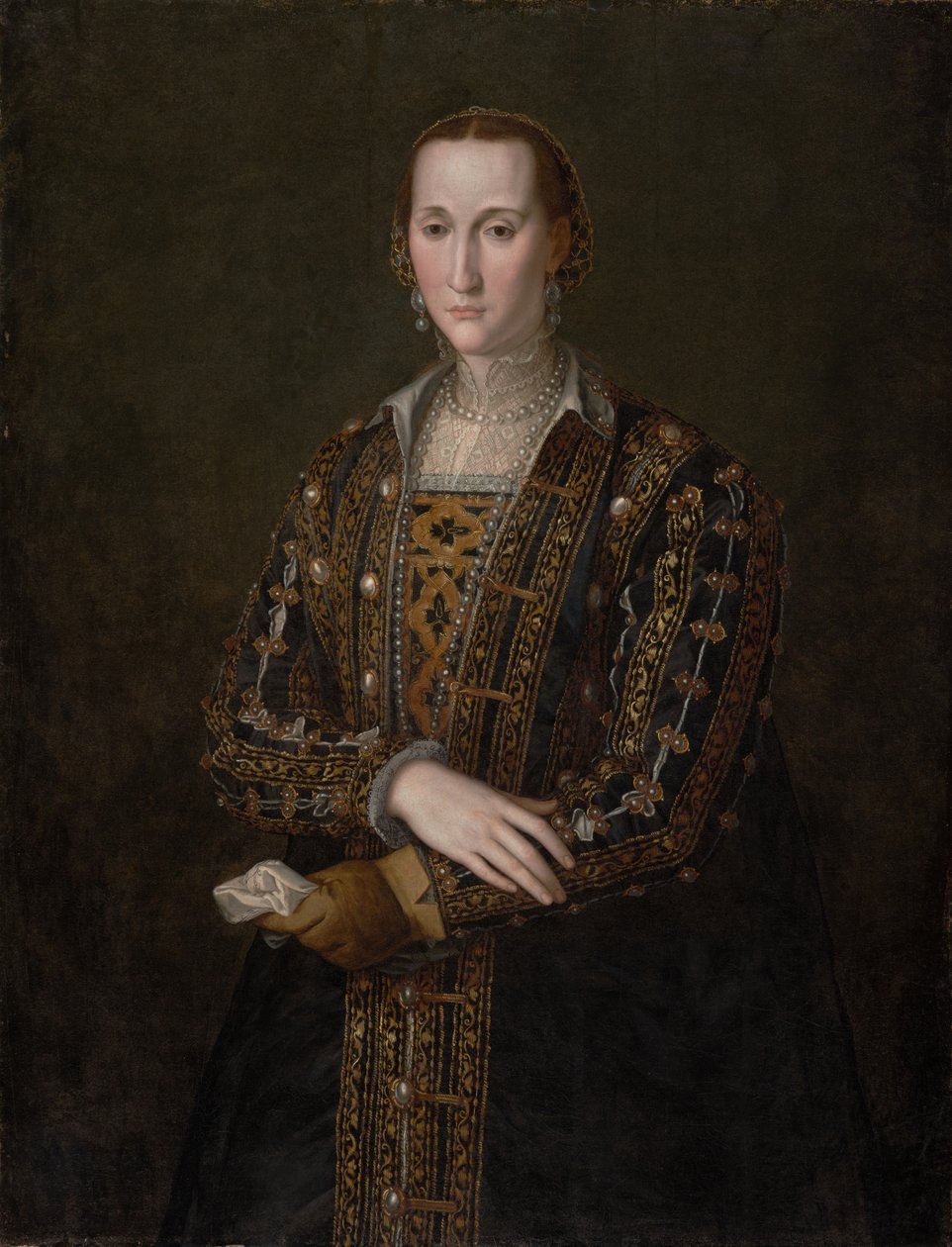 Eleonora di Toledo (1522-1562), ca. 1560 von Agnolo Bronzino