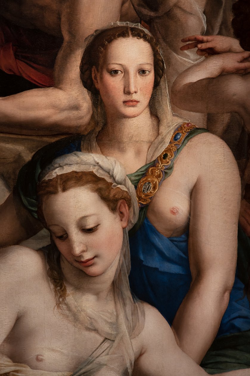 Medici-Kapelle: Abstieg Christi in die Vorhölle (Detail) von Agnolo Bronzino