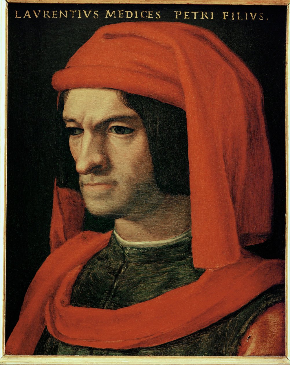 Medici, Lorenzo il Magnifico von Agnolo di Cosimo Bronzino