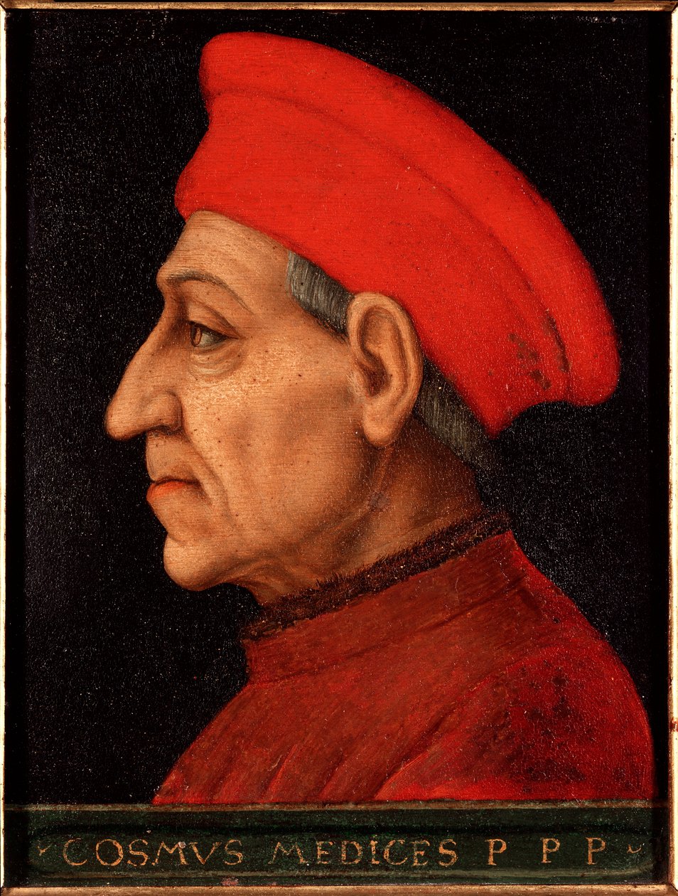 Porträt von Cosimo de Medici, genannt Cosimo der Alte von Agnolo Bronzino