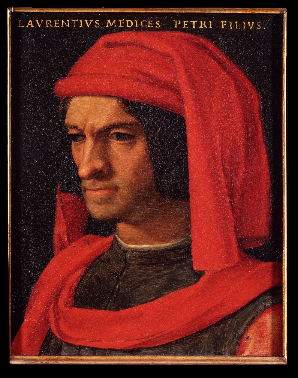 Porträt von Lorenzo il Magnifico von Agnolo Bronzino