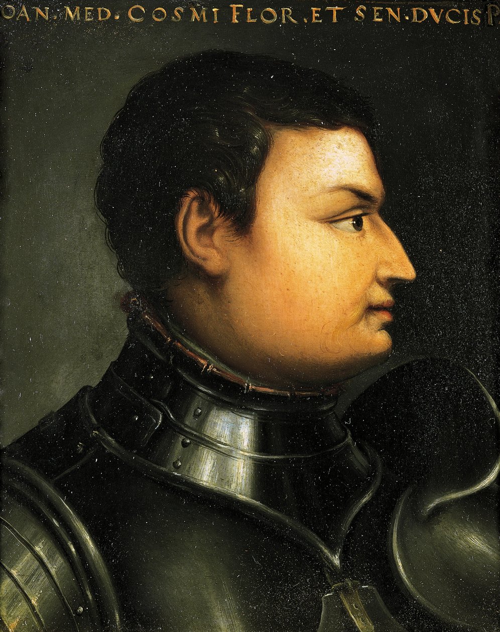 Porträt von Lodovico de Medici, auch bekannt als Giovanni dalle Bande Nere von Agnolo Bronzino