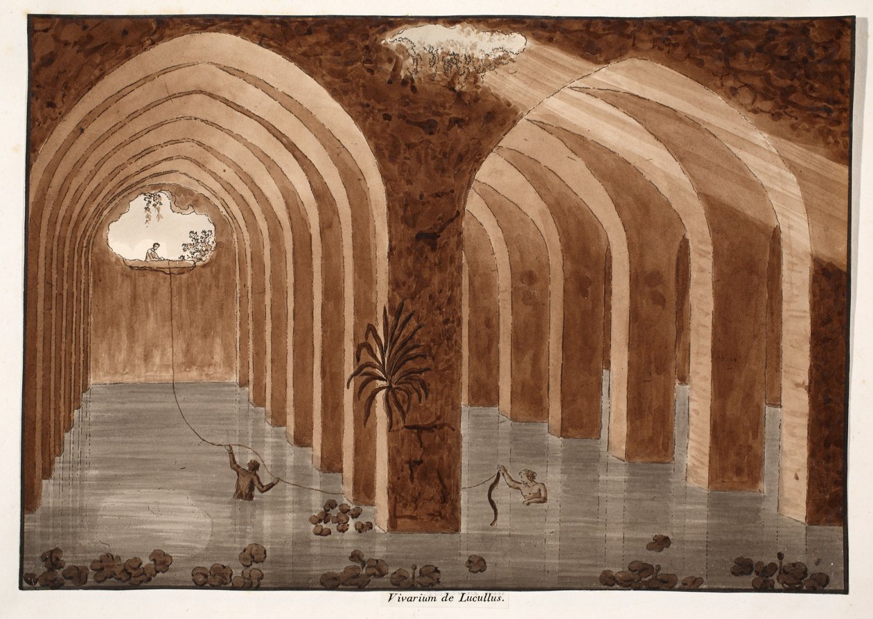 Das Vivarium des Lucullus, 1833 von Agostino Tofanelli