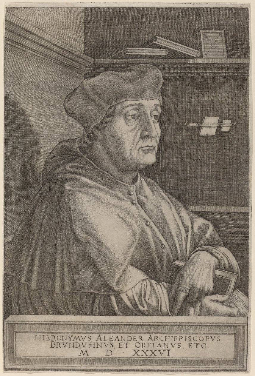 Hieronymus Alexander, Erzbischof von Brindisi von Agostino dei Musi
