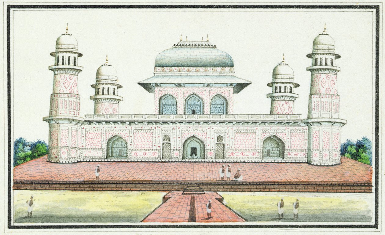 Das Grab von Itimad-Ud-Daula, in der Nähe von Agra, ca. 1830er Jahre von Agra School