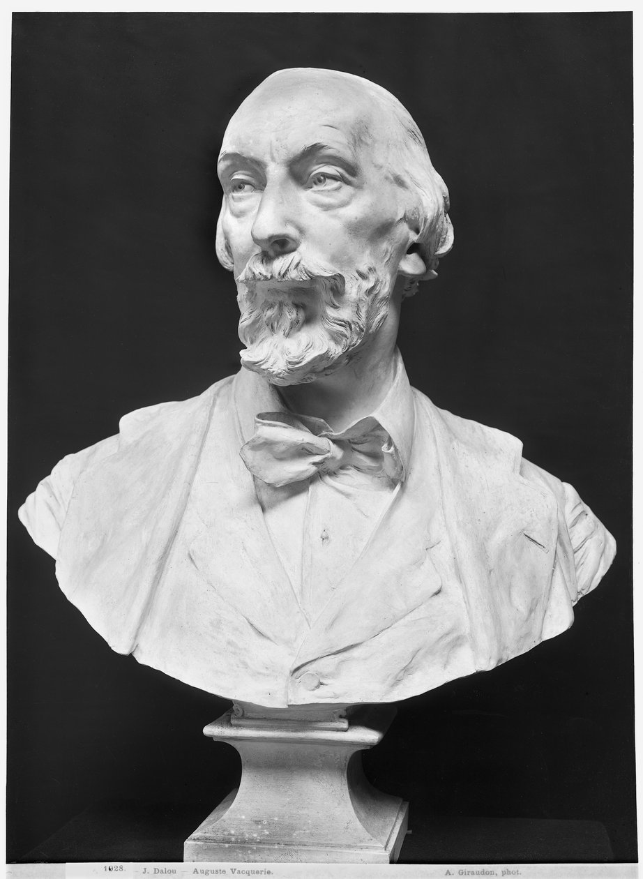 Büste von Auguste Vacquerie (1819-95) von Aime Jules Dalou