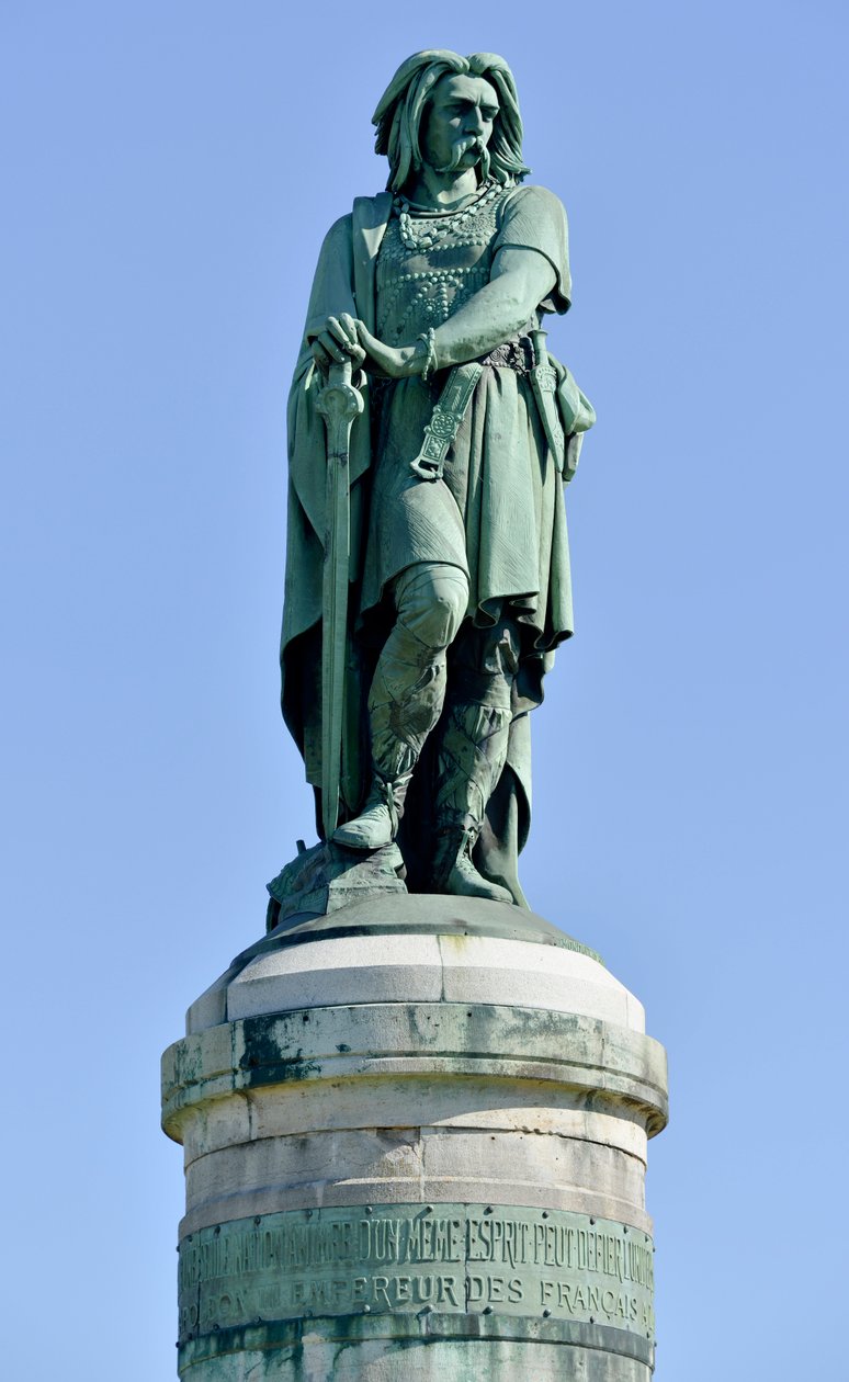 Kolossale Statue von Vercingetorix, gallischer Anführer von Aime Millet