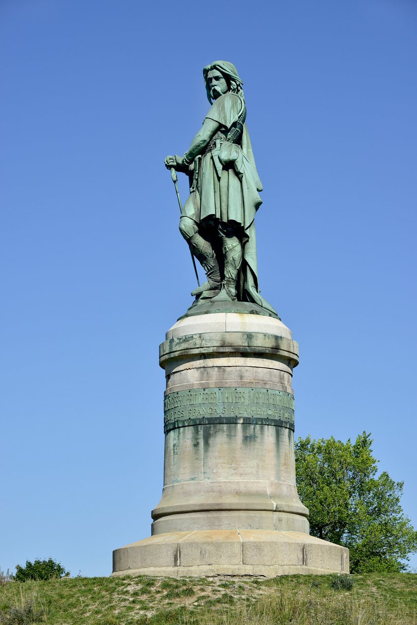 Kolossale Statue von Vercingetorix, gallischer Anführer von Aime Millet