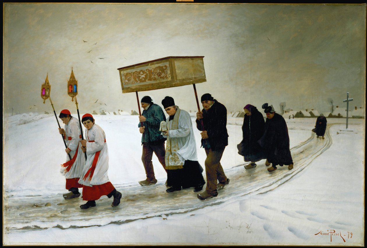 Der Heilige Viaticum in Burgund von Aime Perret