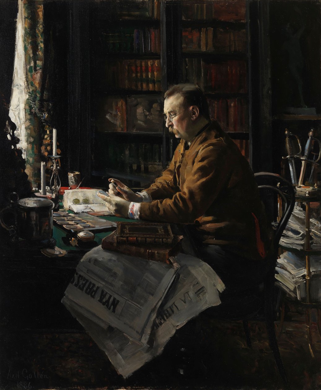 Porträt von Doktor Herman Frithiof Antell von Akseli Gallen-Kallela