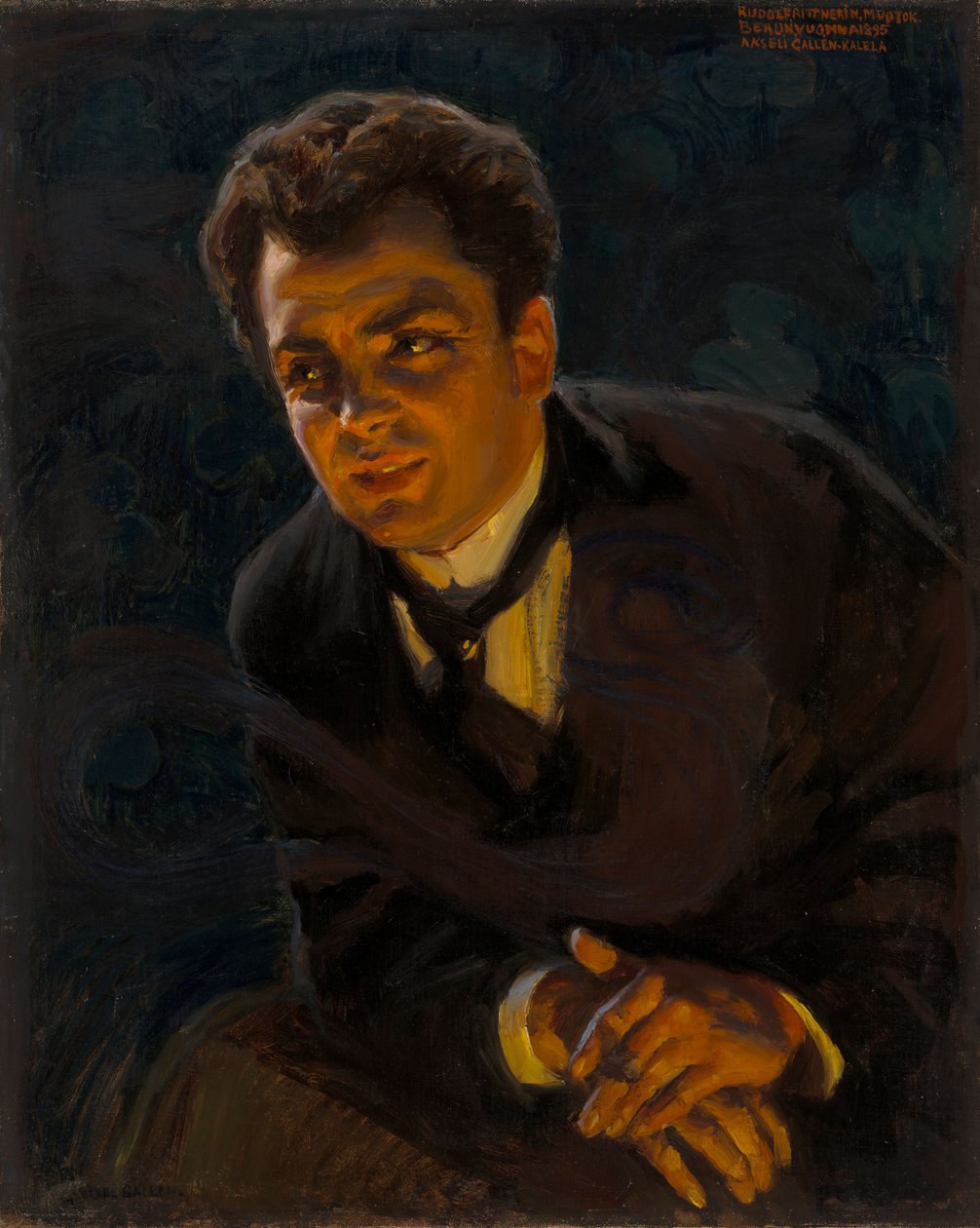 Porträt des deutschen Schauspielers Rudolf Rittner von Akseli Gallen-Kallela