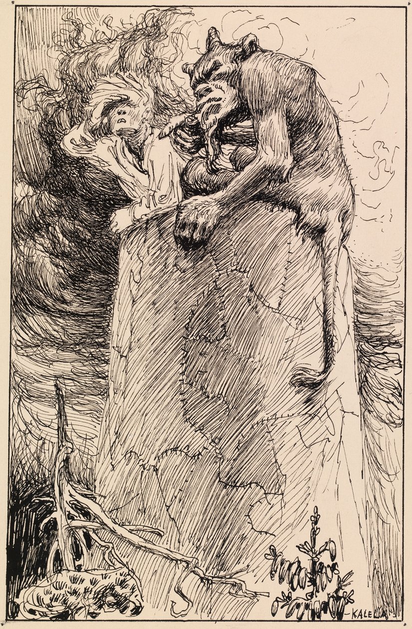 Der Stiefellederturm von Akseli Gallen-Kallela