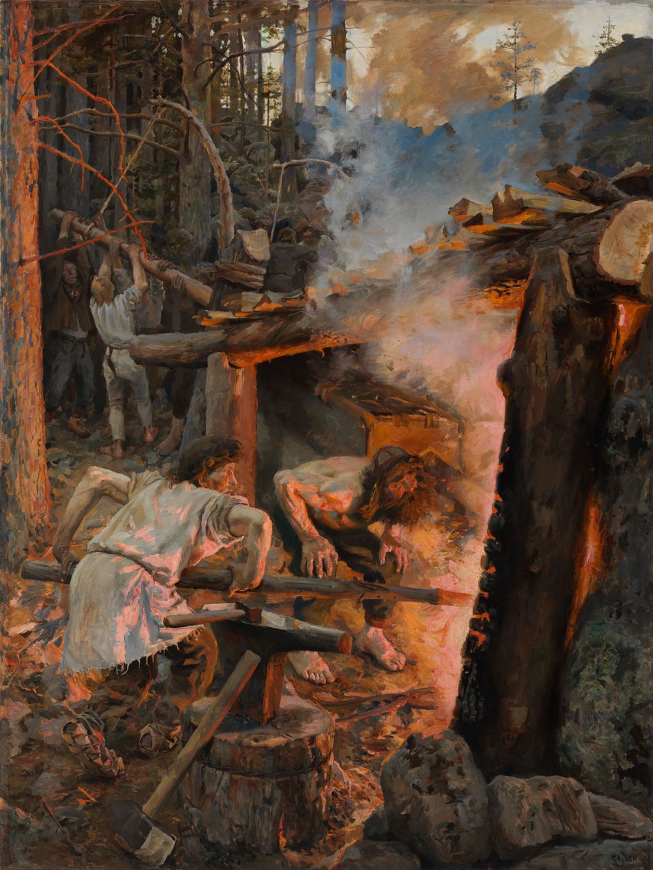 Die Schmiede des Sampo von Akseli Gallen-Kallela