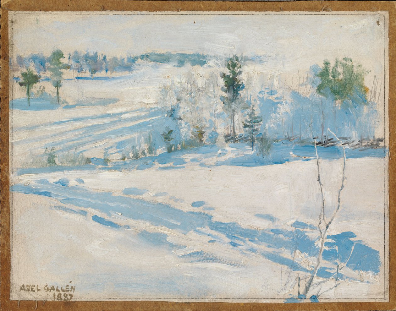 Winterlandschaft von Akseli Gallen-Kallela