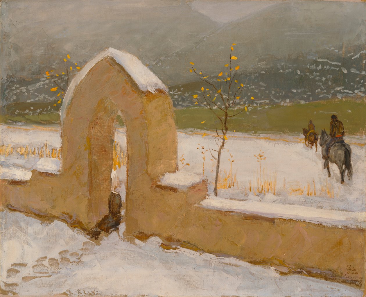 Das Tor in Taos von Akseli Gallen Kallela