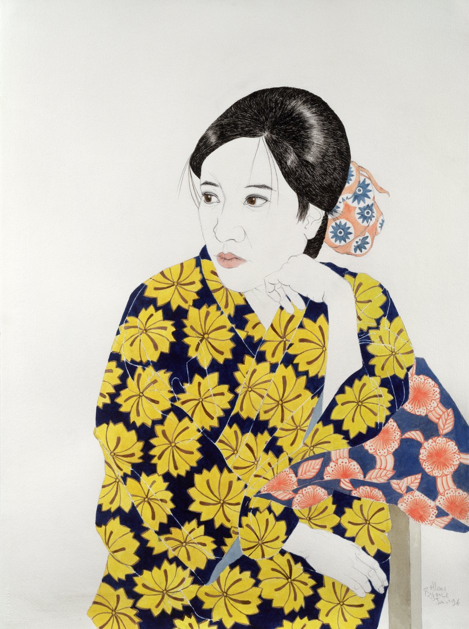 Gelber Kimono, 1996 von Alan Byrne