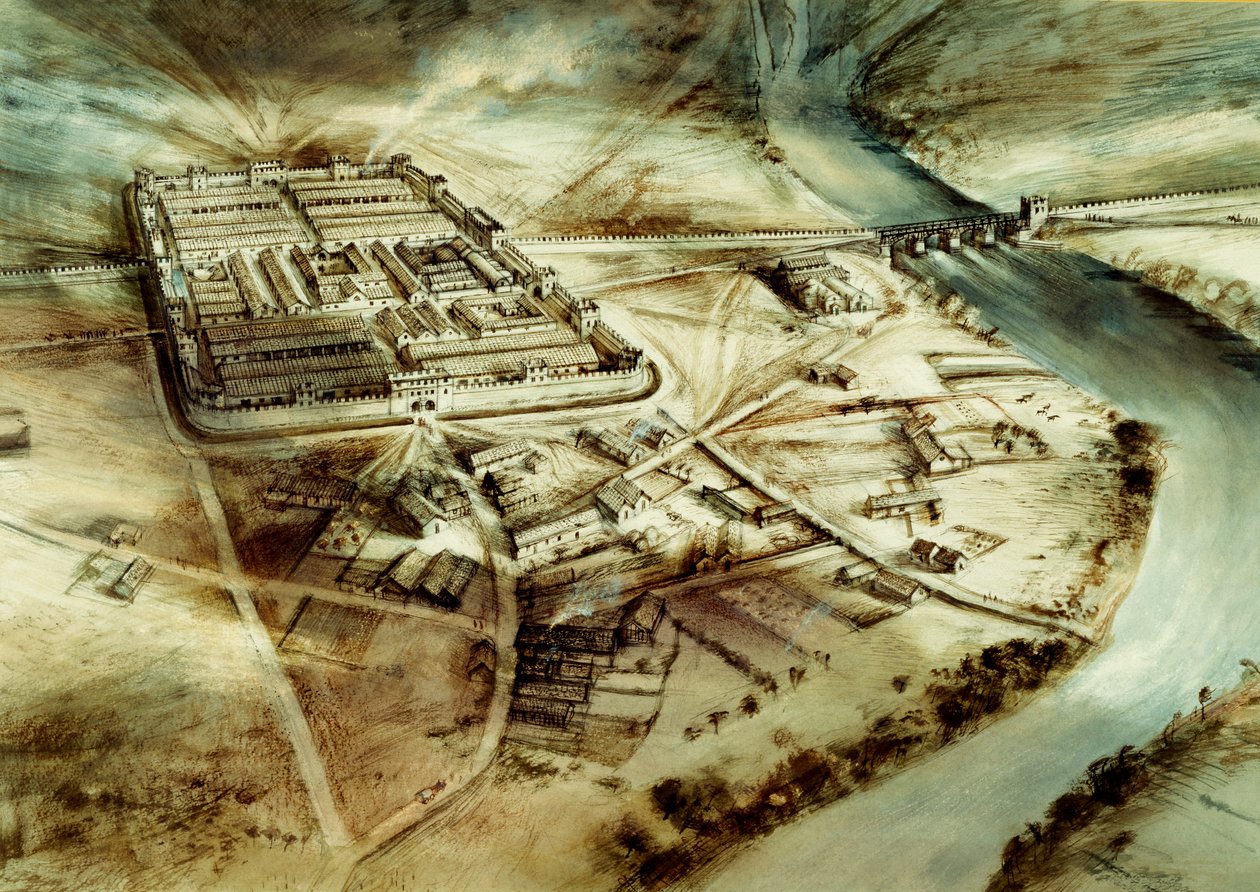 Römisches Fort von Chester, 2. Jahrhundert, ca. 1960er Jahre von Alan Ernest Sorrell