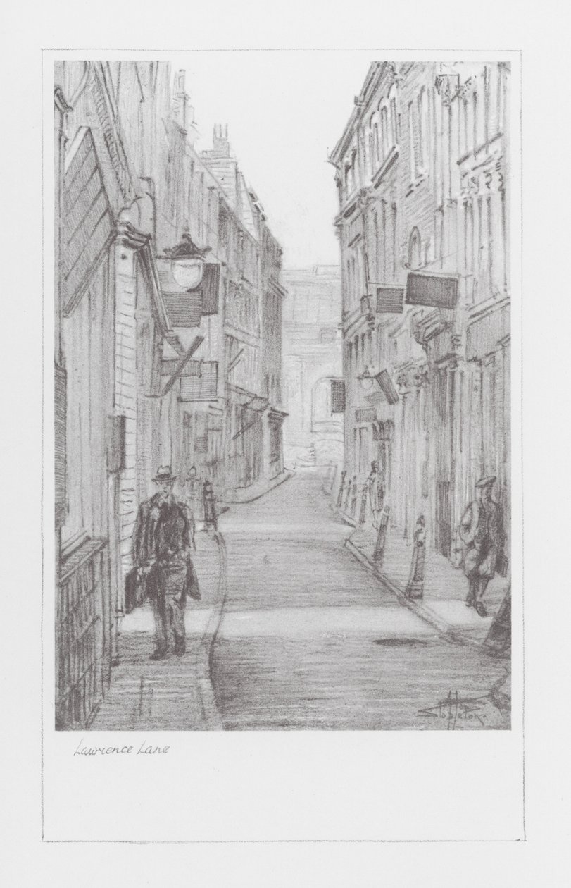 Londoner Gassen: Lawrence Lane von Alan Stapleton