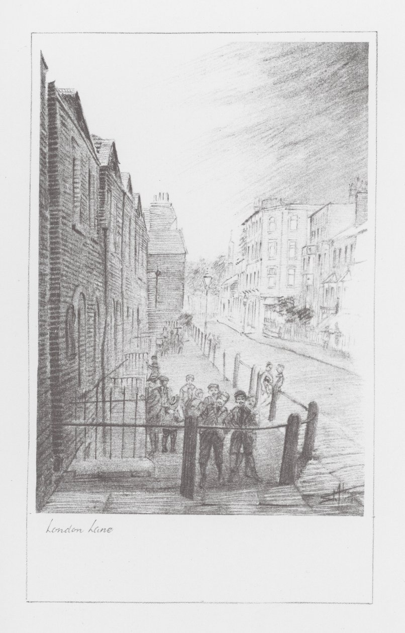 Londoner Gassen: London Lane von Alan Stapleton