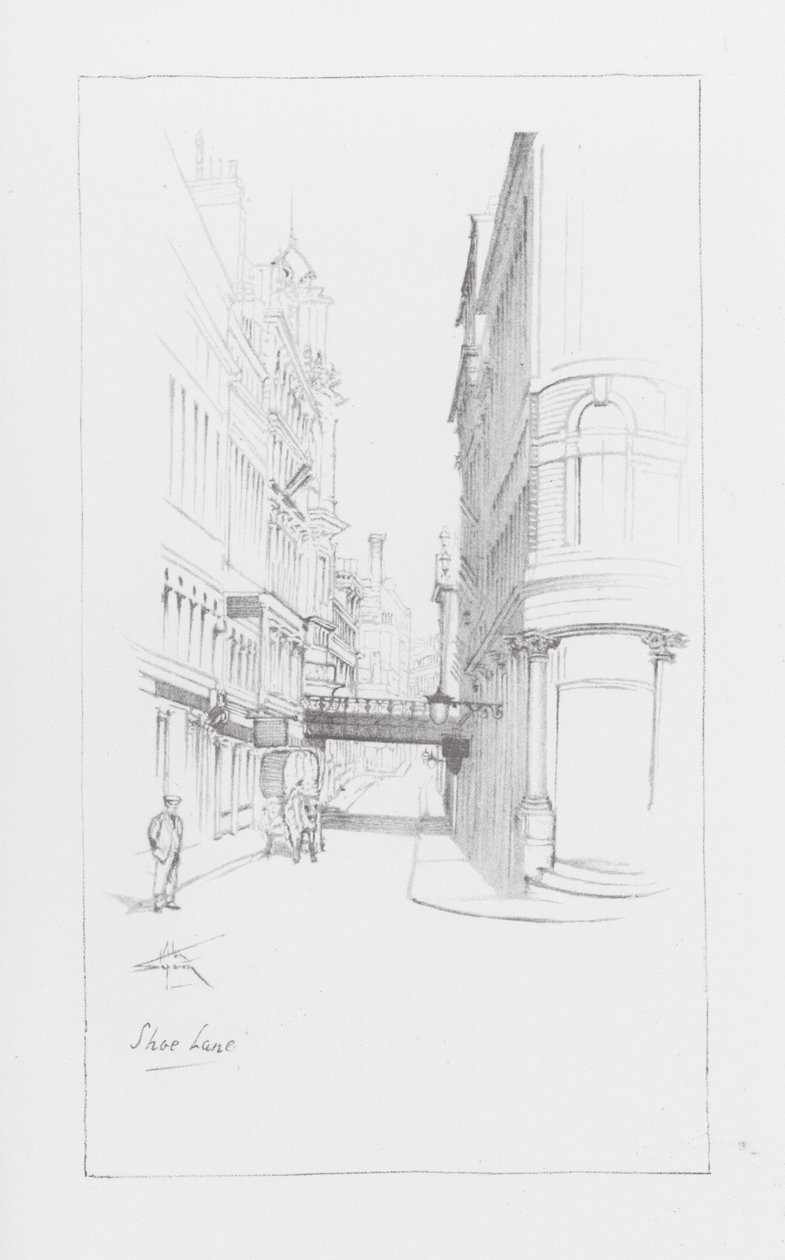 Londoner Gassen: Shoe Lane von Alan Stapleton