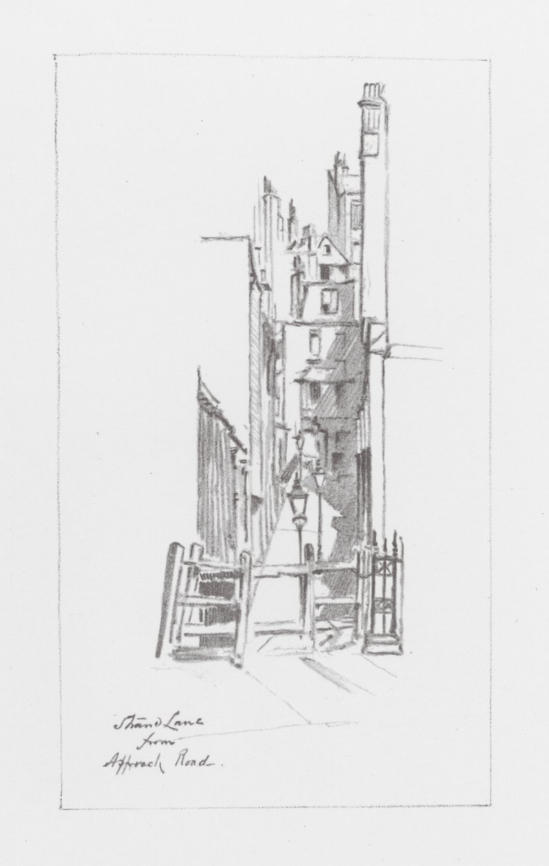 Londoner Gassen: Strand Lane von Alan Stapleton