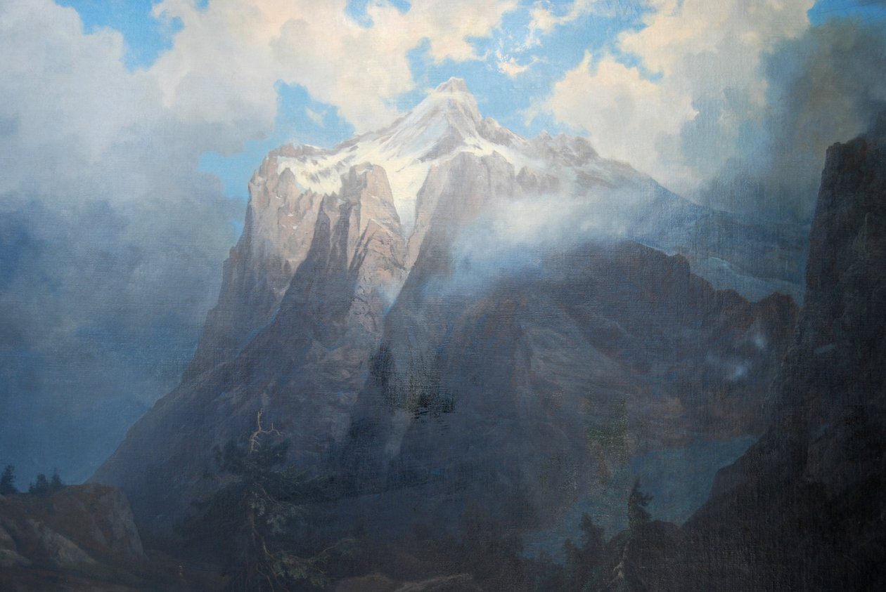 Mount Brewer vom Kings River Canyon, Kalifornien von Albert Bierstadt