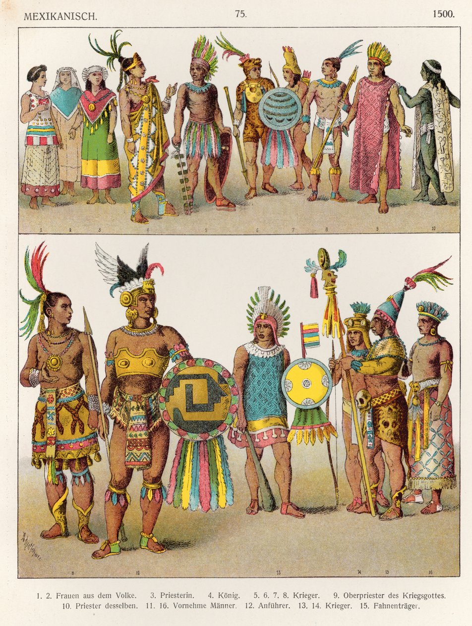 Mexikanische Tracht, ca. 1500, aus 