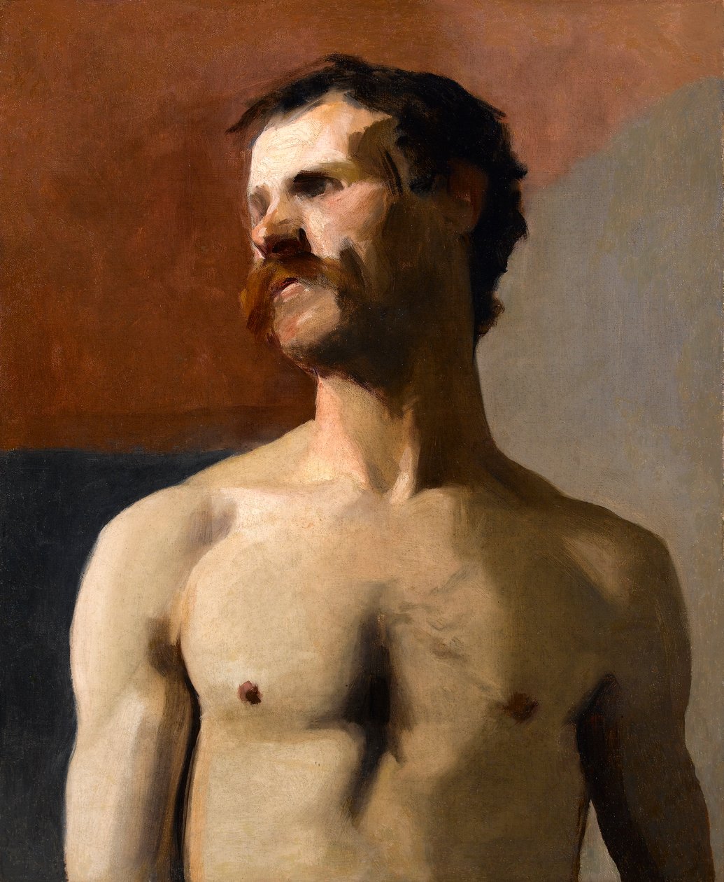 Männlicher Akt - Lebensstudie, ca. 1885 von Albert de Belleroche