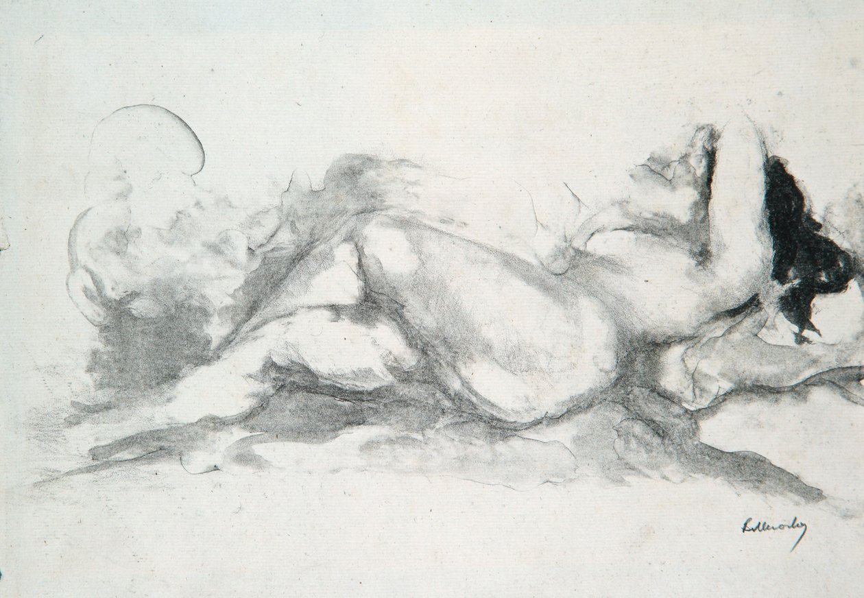 Akt im Bett von Albert de Belleroche