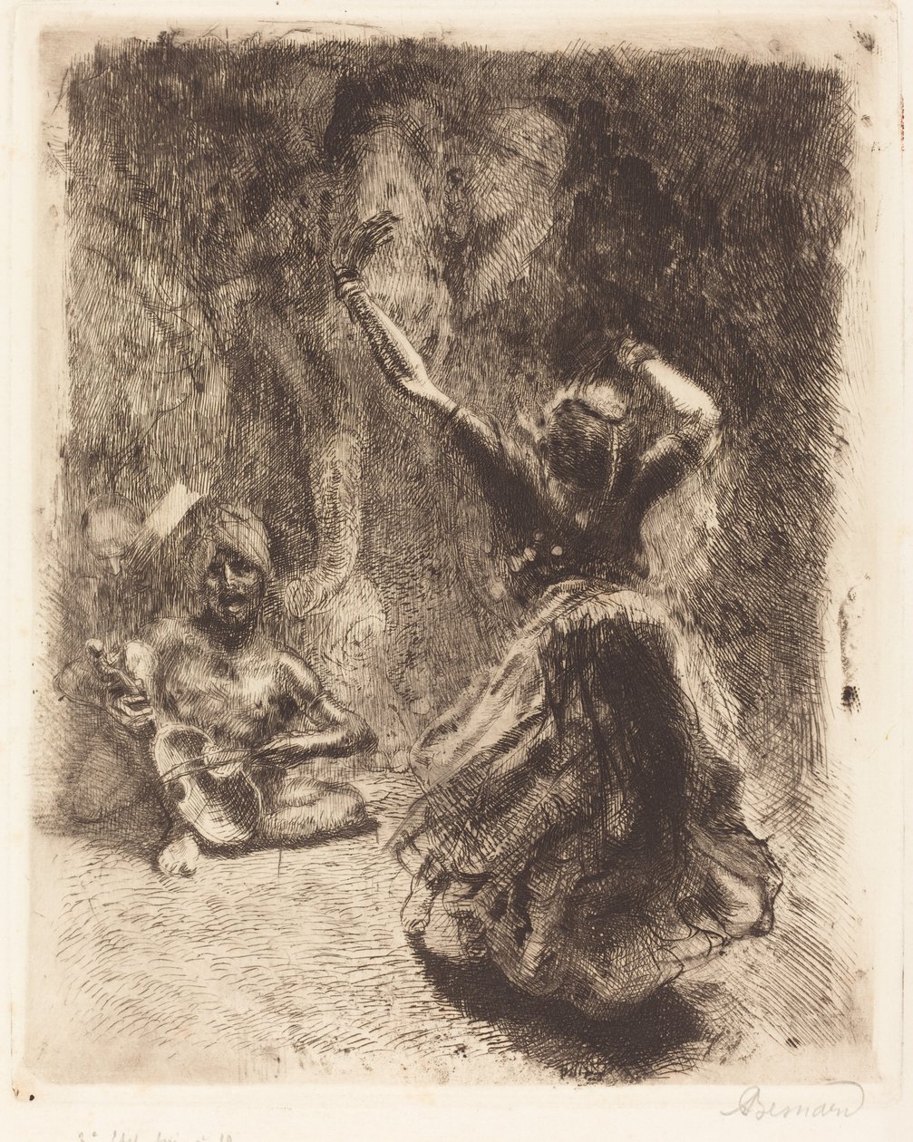 Die Tänzerin von Tanjore von Albert Besnard