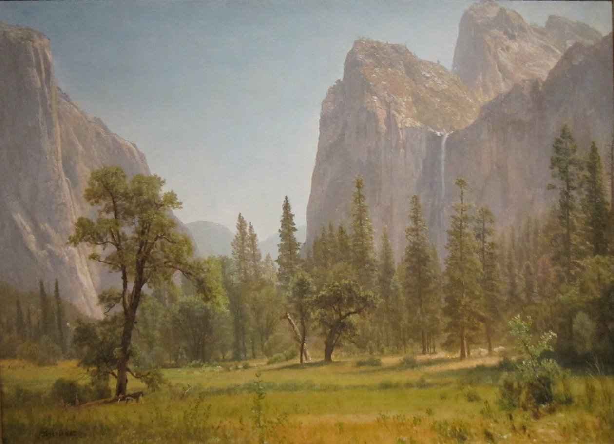 Brautschleierfälle, Yosemite-Tal, Kalifornien von Albert Bierstadt